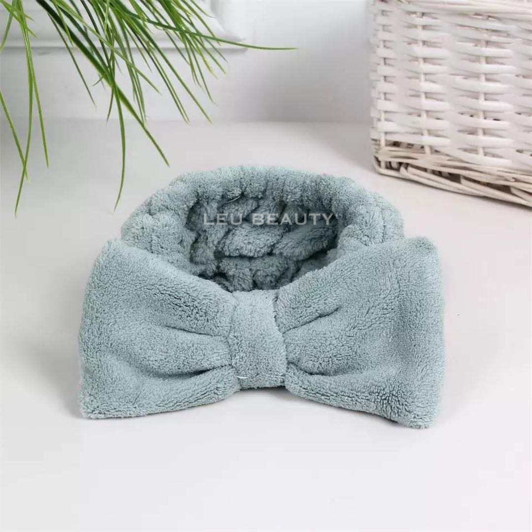 Diadema verde | Diadema de spa de maquillaje